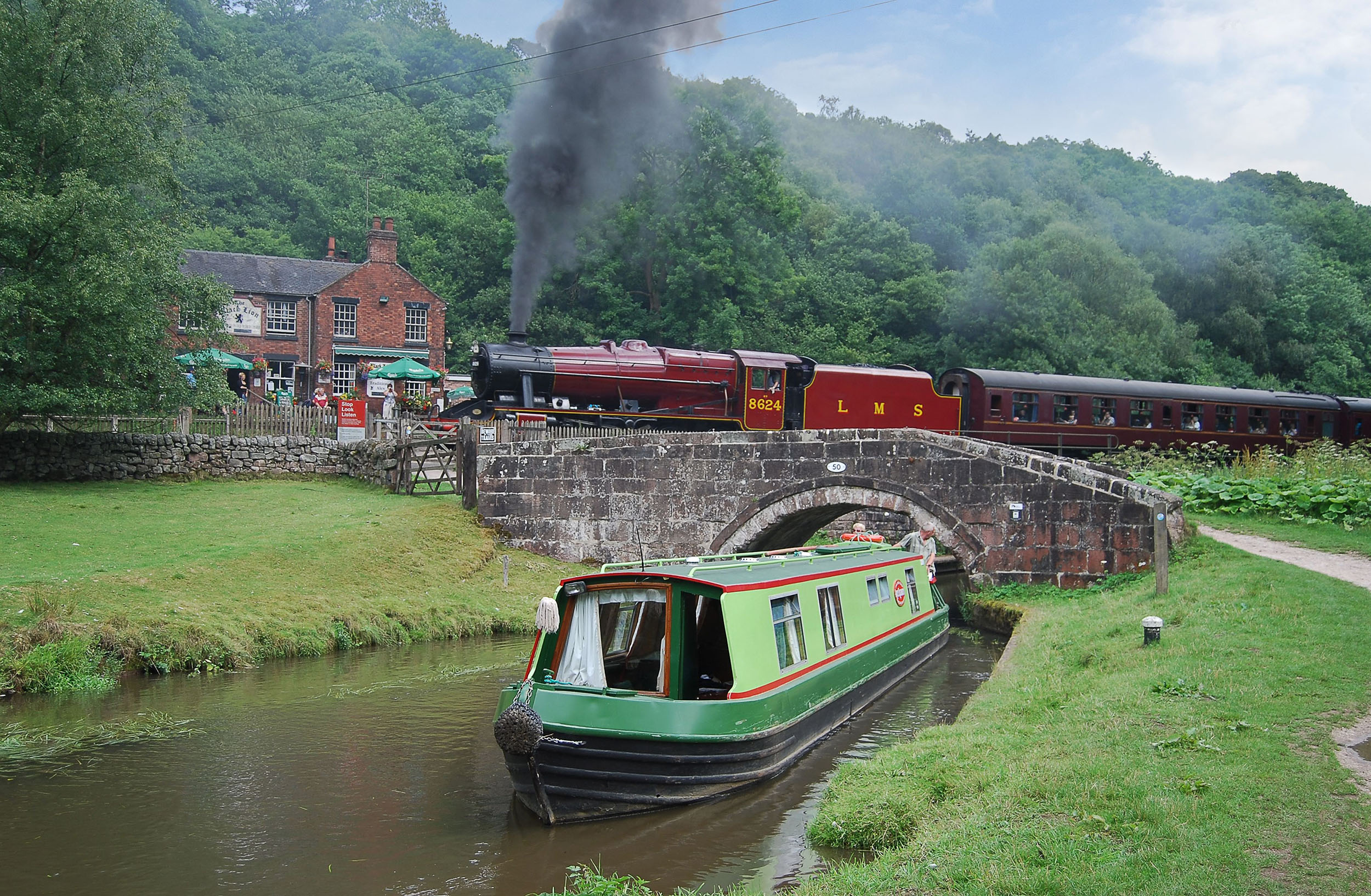 Churnet Valley, chemin de fer à vapeur