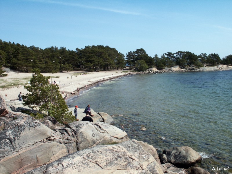 Sweden’s largest inland sandy beach in Motala